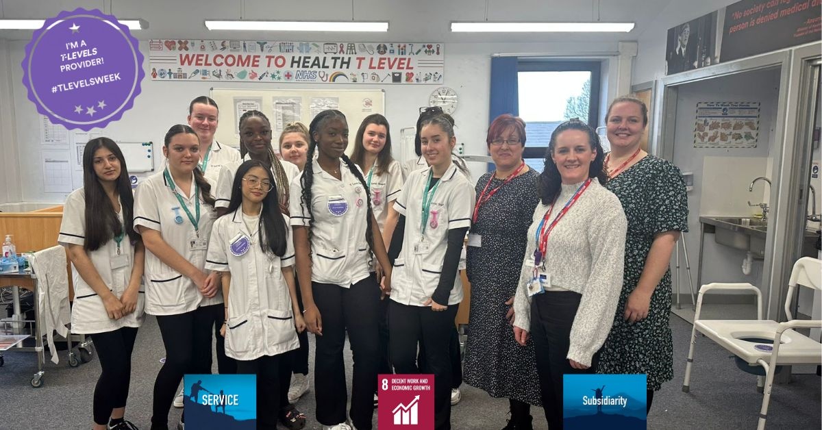 T Levels Week 2024 Notre Dame Catholic Sixth Form College, Leeds